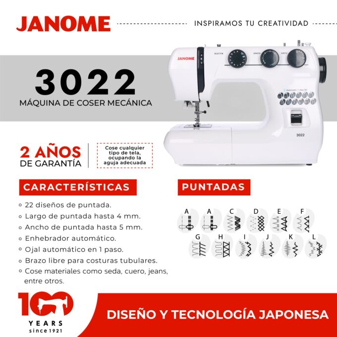 Máquina de Coser 3022