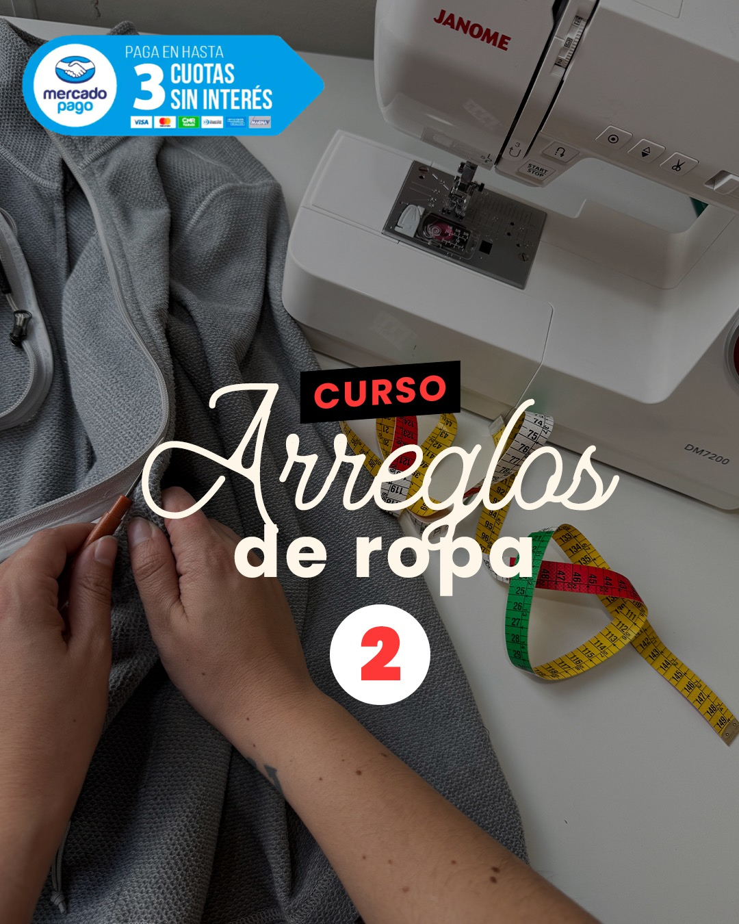 Curso de Costura - Arregla Tu Ropa Nivel 2