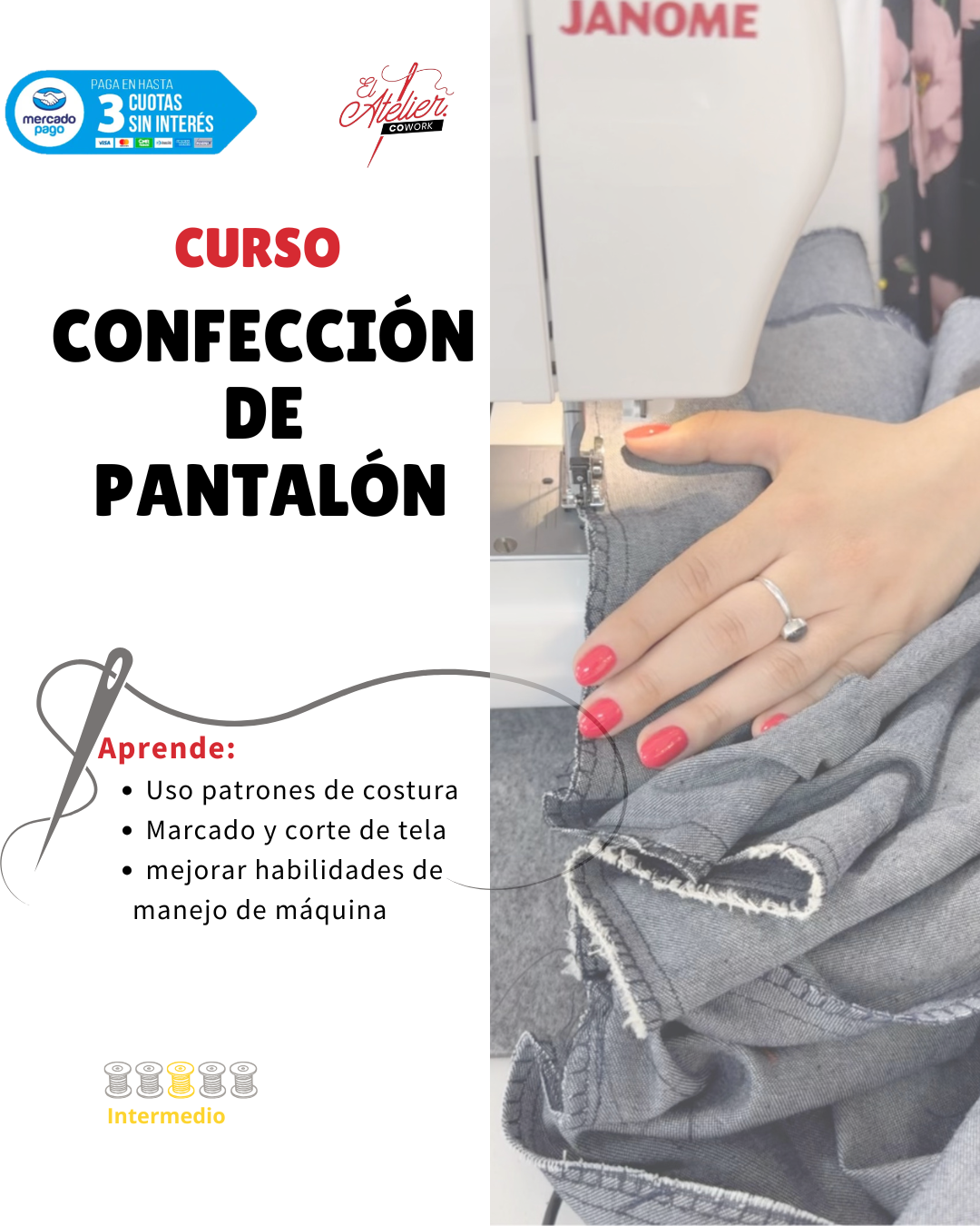 Curso de Costura - Confección Pantalón