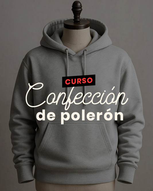 Curso de Costura - Confección Polerón Oversize