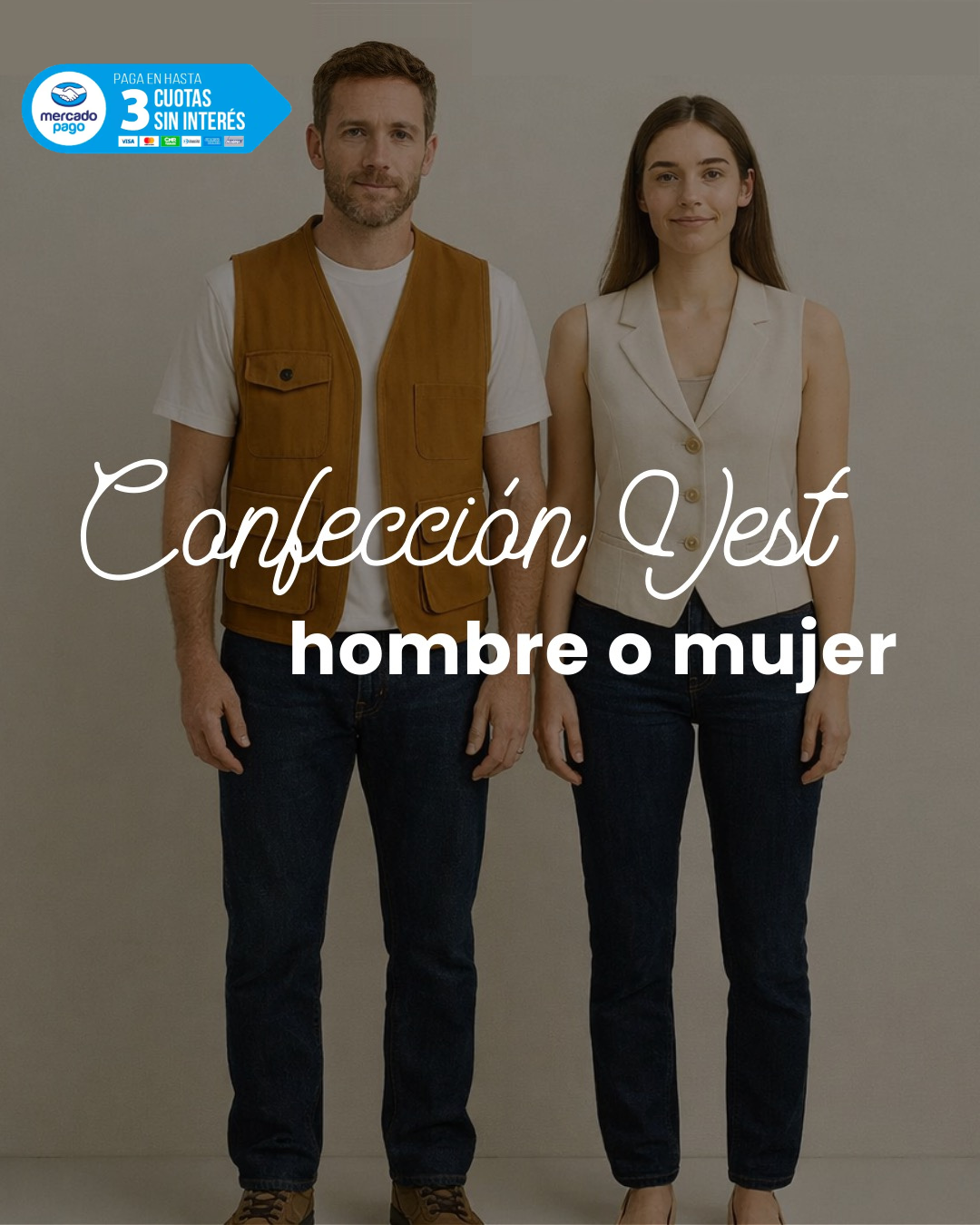 Curso de Costura - Confección Vest hombre o mujer