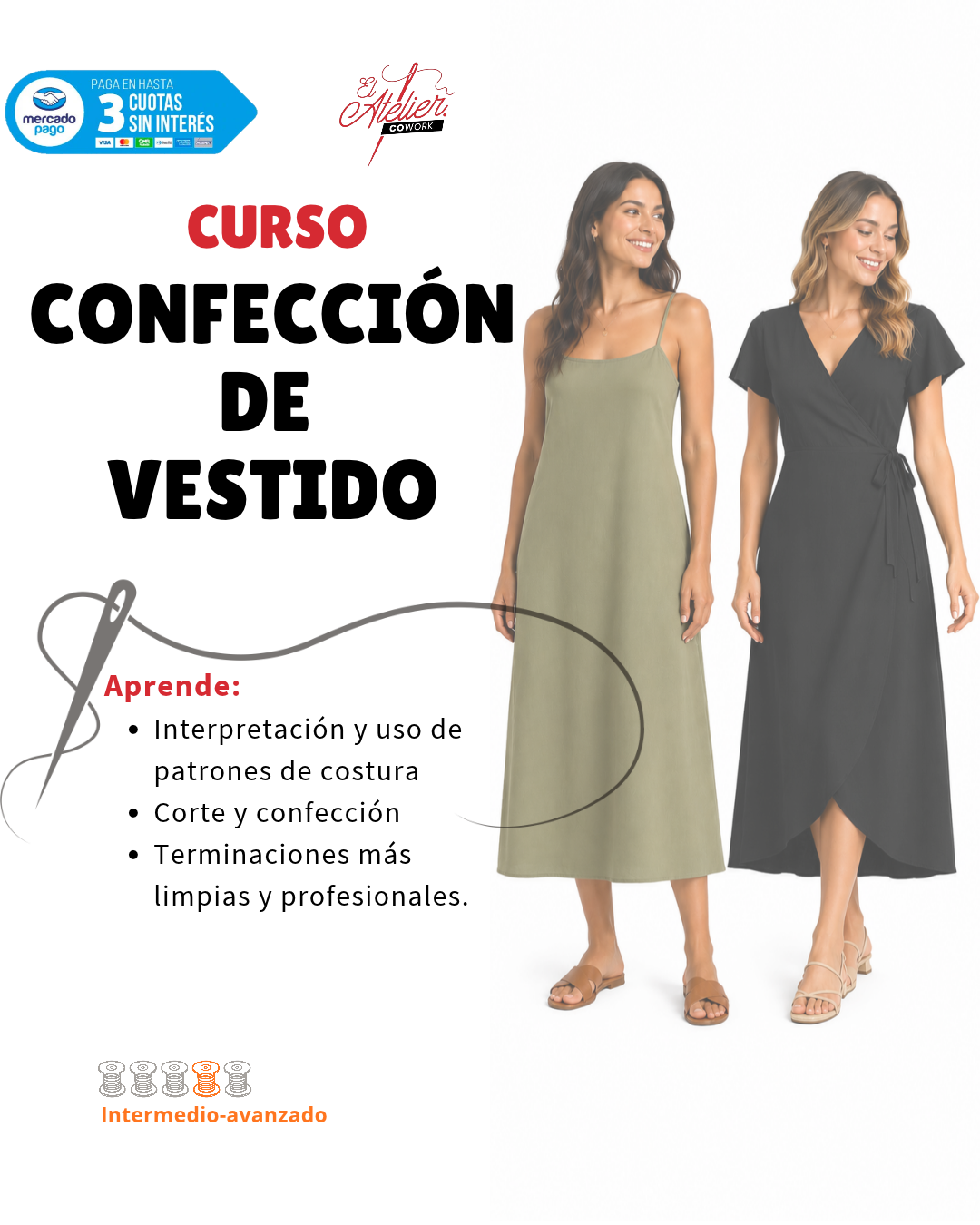 Curso de Costura  - Confección de Vestido