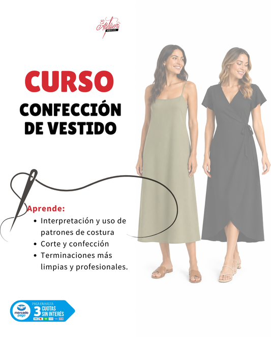 Curso de Costura  - Confección de Vestido