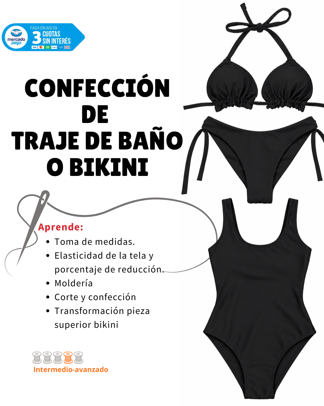 Curso de Costura - Confección de Traje de Baño o Bikini