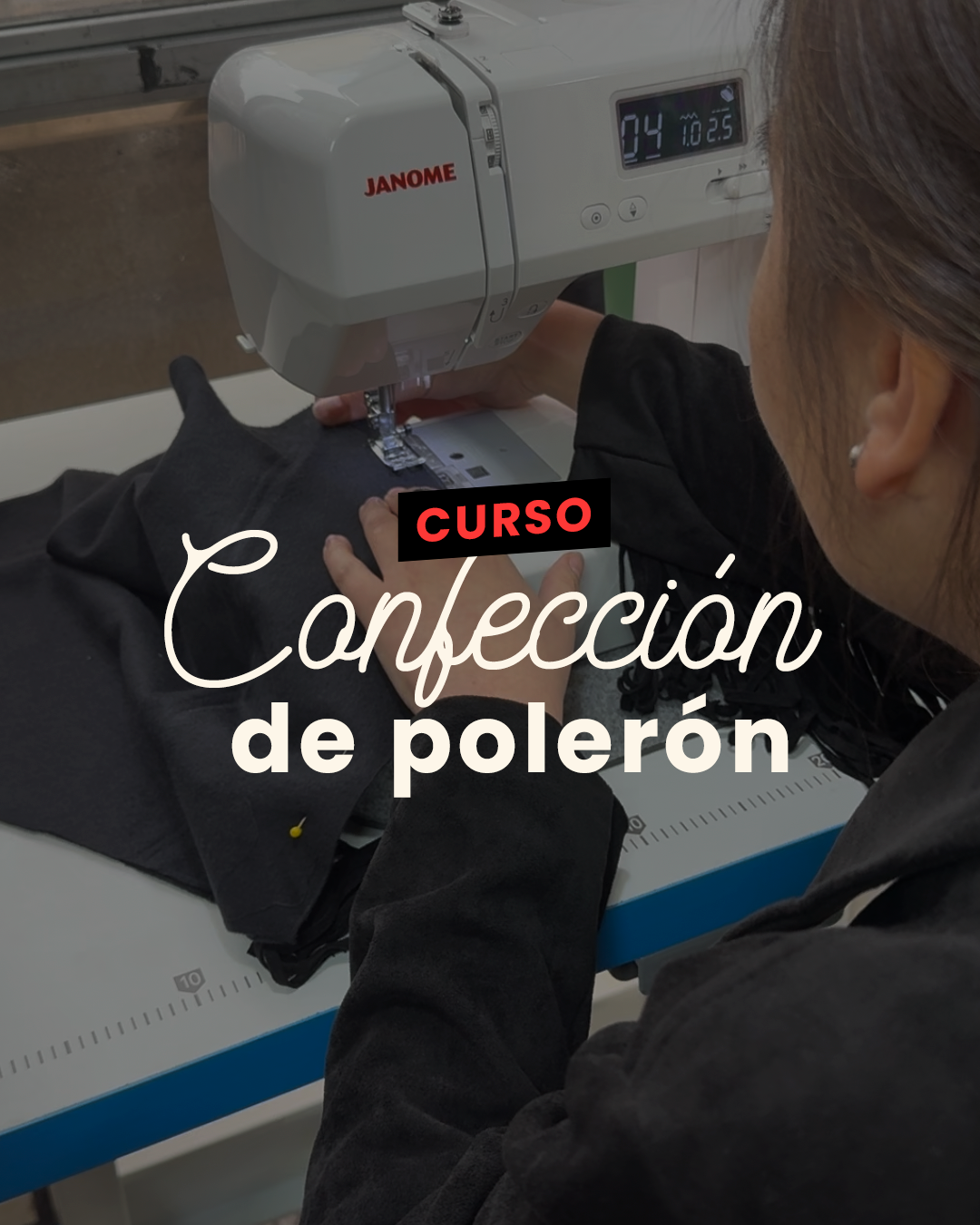 Curso de Costura - Confección Polerón Oversize