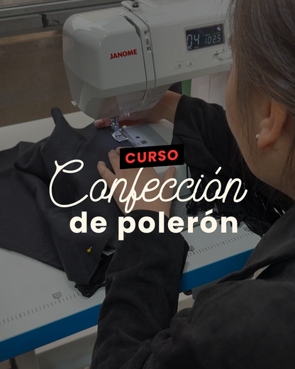 Curso de Costura - Confección Polerón Oversize